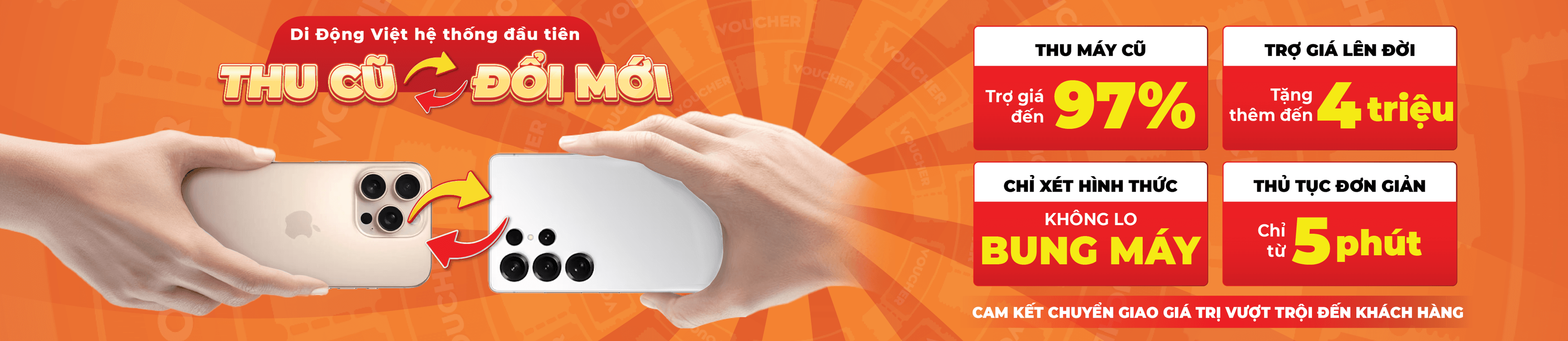 Banner chương trình thu cũ, đổi mới