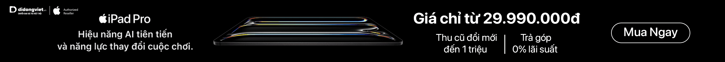 MỞ BÁN IPAD PRO M5