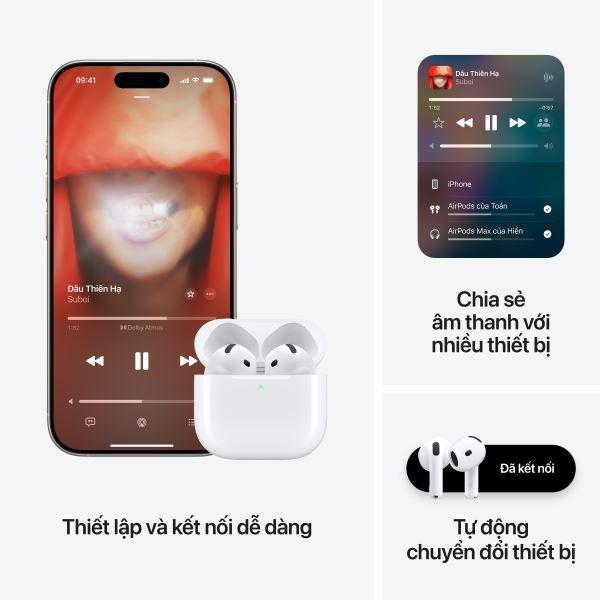 Tai nghe Apple AirPods 4 Chính Hãng