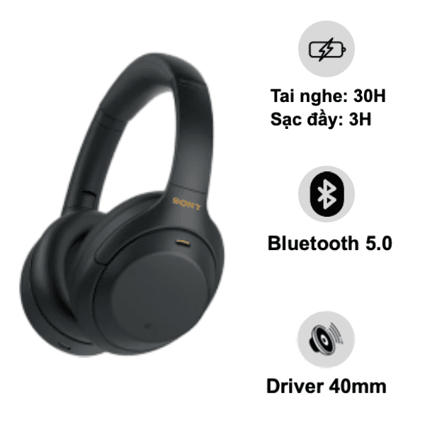 Tai nghe Bluetooth chụp tai Sony WH-1000XM4
