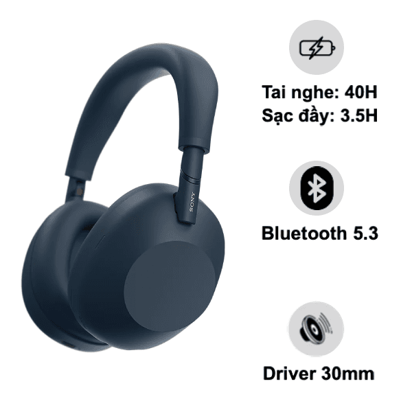 Tai nghe Bluetooth chụp tai Sony WH-1000XM6