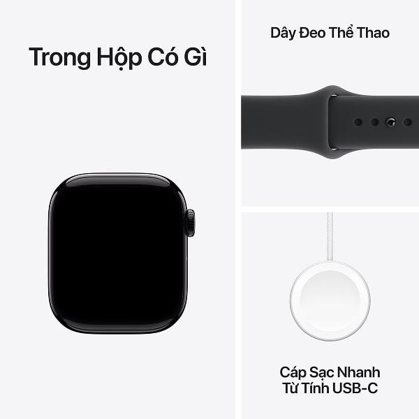 Apple Watch Series 11 42mm (GPS) Viền nhôm - Dây cao su S/M