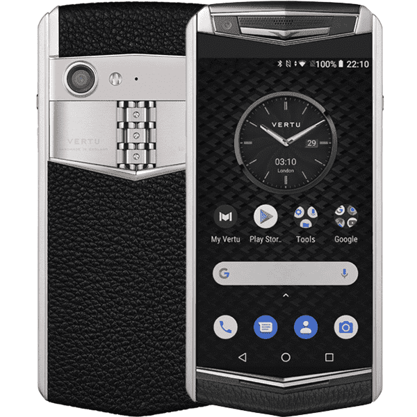 Vertu Aster P Baroque Calf Jade Black-Màu đen