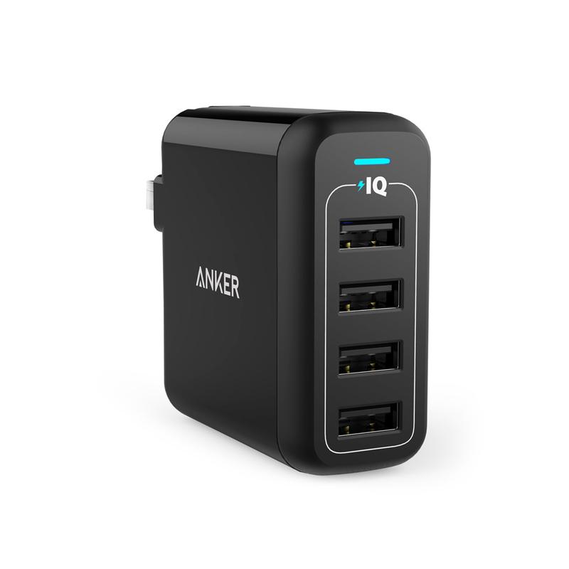 Adapter củ sạc Anker Powerport 4 cổng, 40w - A2142