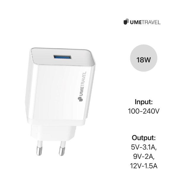 Củ sạc USB 18W UmeTravel A3