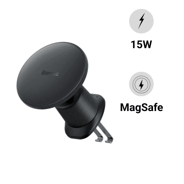 Giá đỡ kèm sạc không dây từ tính ô tô Baseus CW01 Air Gent Version 15W