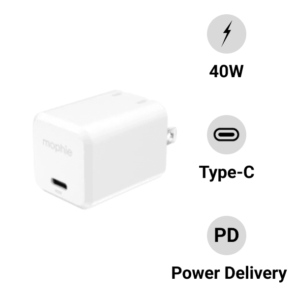 Củ sạc Mophie Essentials 40W 1C USB-C GaN