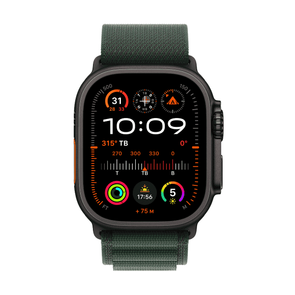 Apple Watch Ultra 2 (2024) 49mm (LTE) Viền Titan - Dây Alpine size S