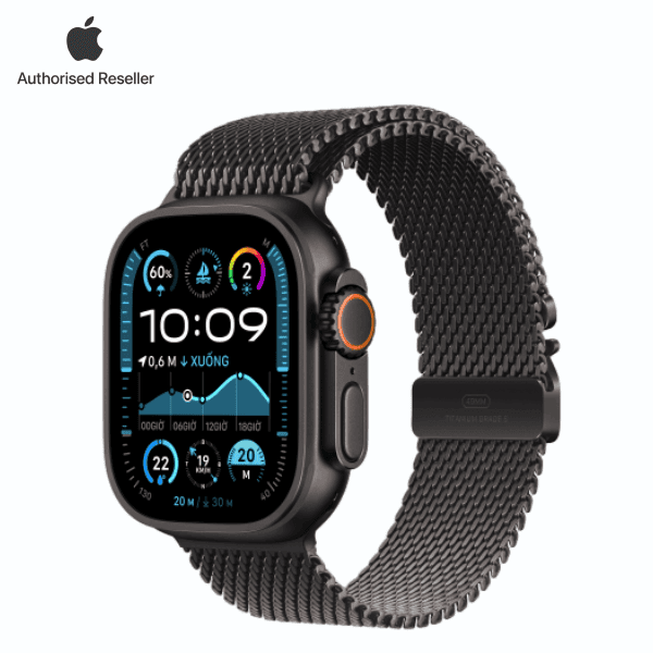 Apple Watch Ultra 2 (2024) 49mm (LTE) Viền Titan - Dây Milanese L