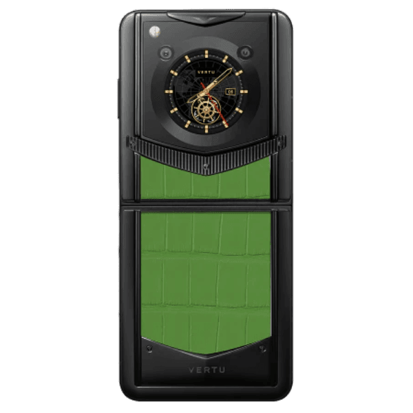 Vertu Ironflip Bamboo Green Alligator