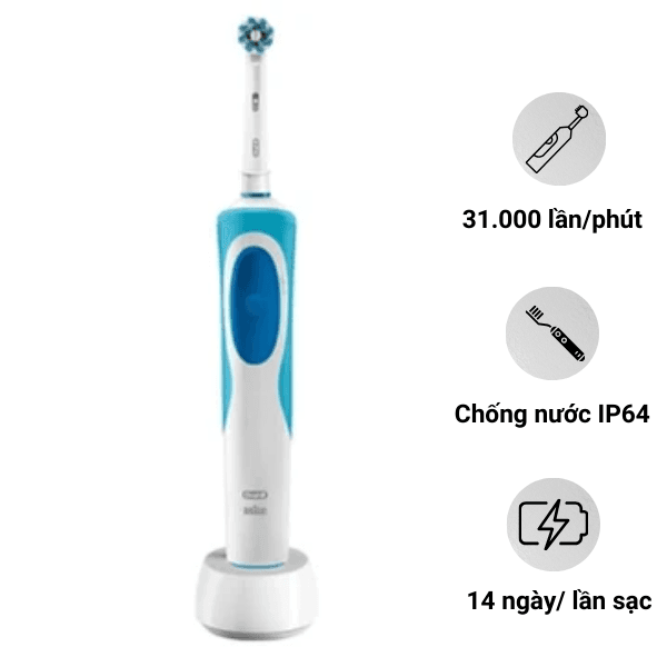 Bàn chải điện Oral-B Vitalit Crossaction Blue D12.513 Chính Hãng