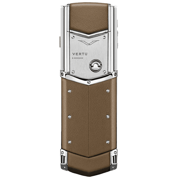 Vertu SIGNATURE V Stainless Steel Silver Khaki Brown