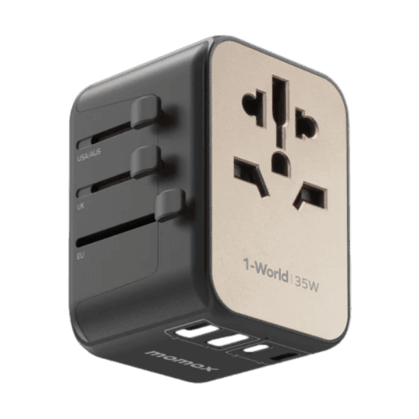 Củ sạc du lịch Momax 1-World 35W 5 cổng UA9
