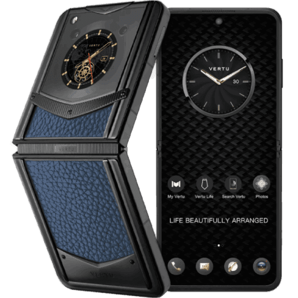 Vertu Ironflip Gentleman Blue Calf Bes Fee