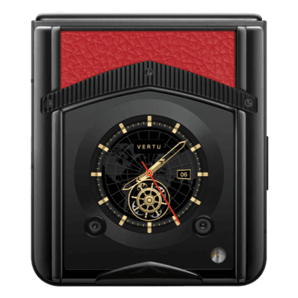 Vertu Ironflip Raspberry Red Calf Bes Fee