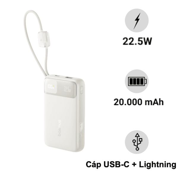Pin sạc dự phòng Baseus FC11 20.000mAh 22.5W