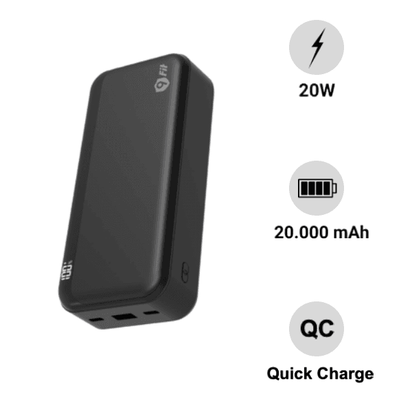 Pin sạc dự phòng 9Fit Pro 20.000mAh Li-Polymer 9PP20K04
