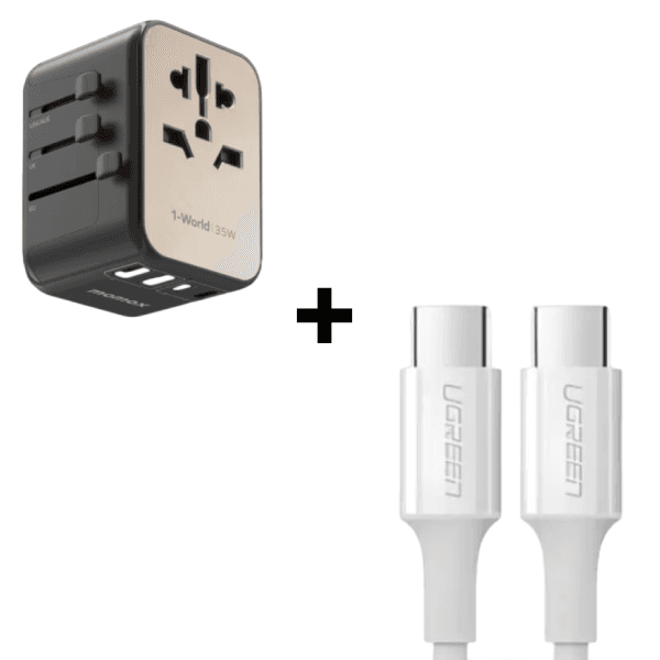 Bộ Combo cáp sạc 35W Type-C to Type-C Momax - Ugreen