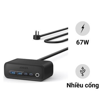 Đế sạc Anker 525 3AC 2A 2C 67W A91C0
