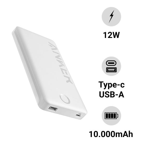 Pin sạc dự phòng Anker 1A1C 12W 10.000mAh A1334