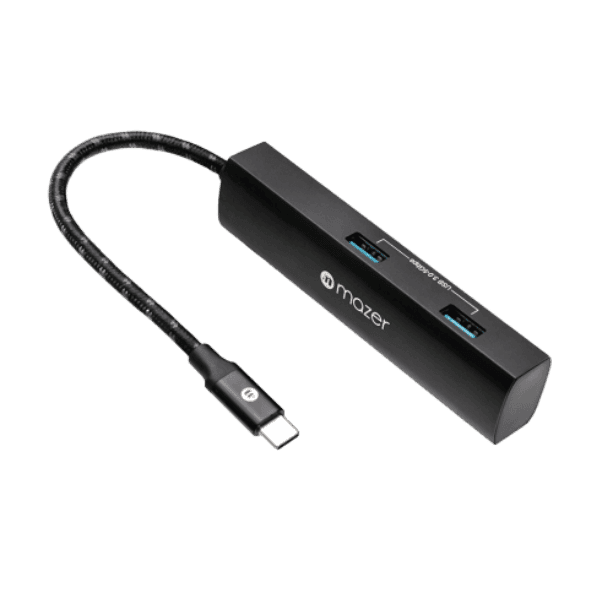 Cổng chuyển Mazer InfiniteLink Hub 4in1 HDMI 4K + USB3.0X2 + USB-C PD100W