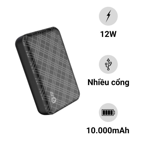 Pin sạc dự phòng 9FIT Lite 10.000 mAh Li-Polymer