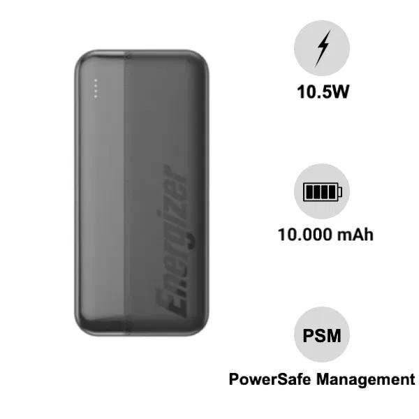 Pin sạc dự phòng Energizer 10.000mAh Li-Polymer UE10050CCBK