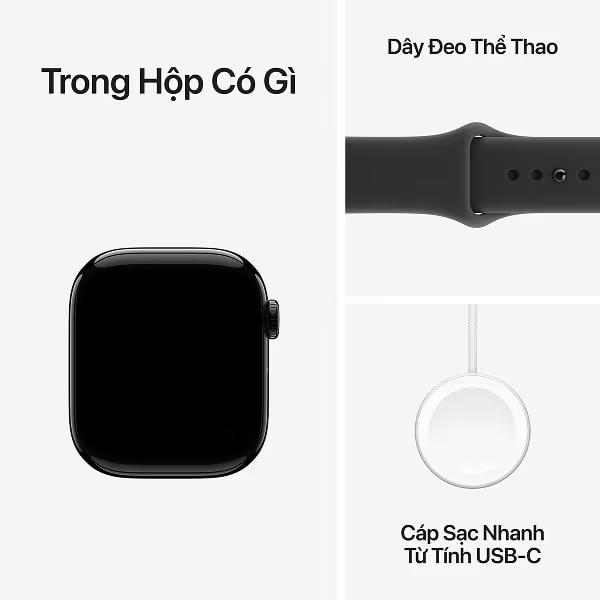 Apple Watch Series 11 42mm (GPS) Viền nhôm - Dây cao su M/L