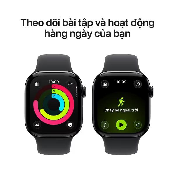 Apple Watch Series 11 46mm (GPS) Viền nhôm - Dây cao su S/M