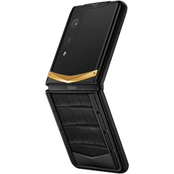 Vertu Quantum Flip Gold V Basalt Black Alli