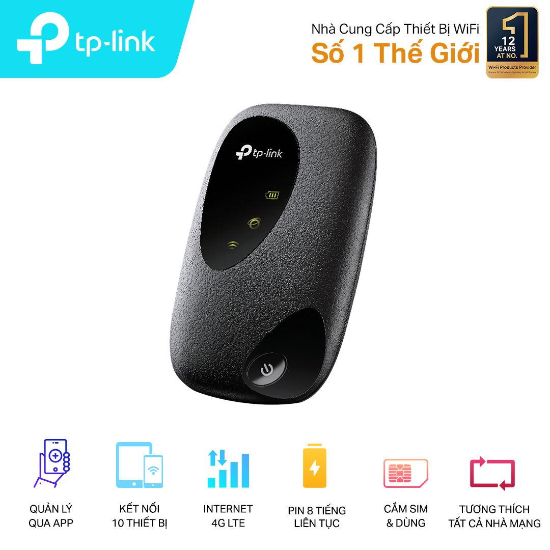 Bộ phát Wifi di động 4G LTE 150Mbps TP-Link M7200 (New)