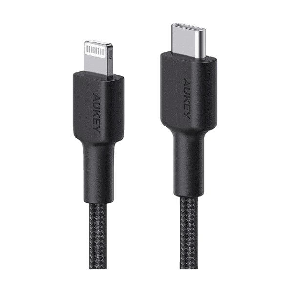 Cáp sạc Aukey C-Lightning MFi CB-CL3 0.9m cũ