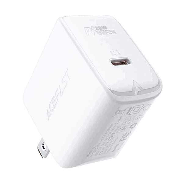 Củ sạc ACEFAST PD3.0 20W 1 cổng USB-C chân gập cũ