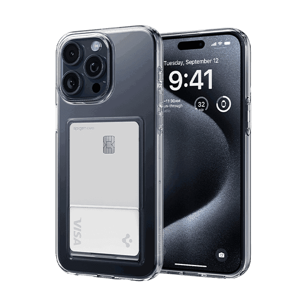 Ốp lưng iPhone 15 Pro Max Spigen Crystal Slot