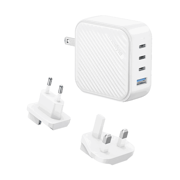 Củ sạc Innostyle GaN SuperCube 3C1A 100W IC100GWHT