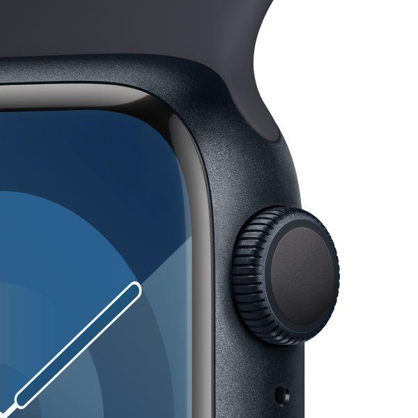 Apple Watch Series 9 45mm (GPS) Viền nhôm - Dây cao su size M/L
