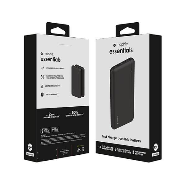 Pin sạc dự phòng Mophie Essentials Powerstation 10.000mAh